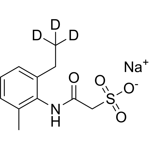 (S)-Metolachlor metabolite CGA 368208-d3 sodium salt